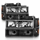 Anzo For Gmc Yukon 1992-1999 Crystal Headlights Black New. Price: $281.71.