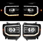 Labwork Right&left Headlights Fit For Gmc Sierra 1500 2016-2018 Black Full Led New. Price: $451.24.