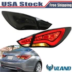 Vland Led Tail Lights For Hyundai Sonata 2011-2014 Assembly Smoke Rear Lamps Set New. Price: $209.99.