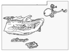 Genuine Gm Headlamp Assembly 85750329 New. Price: $1774.79.
