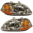 For Honda Civic Headlight 1996 1997 1998 Passenger And Driver Side Pair Halogen New. Price: $169.27.
