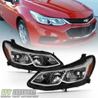 New Left+right 2016-2019 Chevy Cruze Halogen Headlights Headlamps Replacement. Price: $118.99.