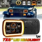 5X7/7X6 Led Headlight Z-beam For Jeep Cherokee Xj 1984-01 Wrangler Yj 1986-1995 New. Price: $44.93.