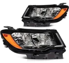 Scitoo Pair Headlights Assembly For 2017-2021 Jeep Compass 2.0L 2.4L Black Amber New. Price: $155.99.