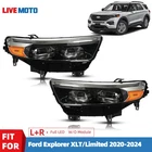 2020-2024 Ford Explorer Headlight Bulbs W/o Module Drl Chrome Pair New. Price: $379.00.