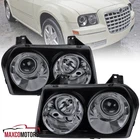 Smoke Projector Headlights Fits 2005-2010 Chrysler 300 Lamps Left+right New. Price: $109.49.