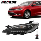 For Chrysler 200 2015-2017 Halogen Headlight W/ Led Drl Chrome Trim Driver Side New. Price: $88.50.