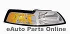 Headlight Assembly 99-00 Ford Mustang W/chrome Bezel Rh New. Price: $54.95.
