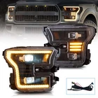 Vland Full Led Projector Headlights Sequential Turn Ford F150 2015-2017 Set New. Price: $503.99.