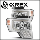 Alpharex Luxx Led Chrome Projector Headlights Pair Fits 2009-2014 Ford F-150 New. Price: $765.00.