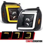 Fit 2007-2014 Gmc Yukon Xl Denali Black Sequential Led Bar Projector Headlights New. Price: $285.94.
