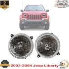 Driver And Passenger Side Headlights For Jeep Liberty 2003-2004 Halogen W/ Bulbs New. Price: $84.16.