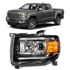 Left Driver Side Headlight Assembly Fits 2015-2022 Gmc Canyon Black Housing New. Price: $210.99.