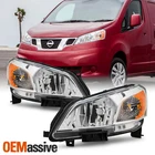 For 2013-2021 Nissan NV200 Halogen Type Chrome Clear Headlights Driver+passenger New. Price: $168.99.