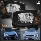 Fits 2001-2003 Toyota RAV4 Black Headlights Headlamps Assemply Left+right 01-03 New. Price: $77.38.