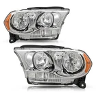 Pair Headlight For 2011 2012 2013 Dodge Durango Chrome Clear Housing Assembly New. Price: $149.99.