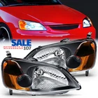 For 2001-2003 Honda Civic Dr Coupe 4 Sedan Headlights Assembly Left+right New. Price: $159.94.