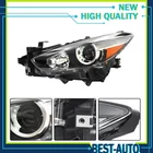 Headlight Headlamp For Mazda 3 2017-2018 Black Halogen Left/driver Clear Lens New. Price: $68.94.