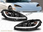 Chevrolet Corvette 2006-2013 C6 L.e.d. Projector Blackheadlights Drl Sequential New. Price: $528.99.