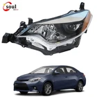 Lh/driver Side Headlights Halogen Clear Lens For Toyota Corolla 2014 2015 2016 New. Price: $41.80.