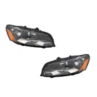 Halogen Headlights Front Lamps Pair Set For 11-14 Volkswagen Passat Left & Right New. Price: $269.00.