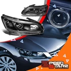 For 13-15 Accord 4-DOOR L+r Black Bumper Clear Side Projector Headlights Pair New. Price: $197.09.