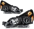 Left Right Pair For Subaru Outback 2.5I 2.5L 2010-2014 Black Headlights Assembly New. Price: $160.99.