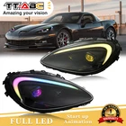 Smoked Rgb Led Headlights Assembly For 2005-2013 Chevrolet Corvette C6 Z06 ZR1 New. Price: $699.00.