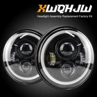 Inch Led Halo Headlights Fit For Hummer H2 H3 2006 2007 2008 2009 2010 New. Price: $52.19.