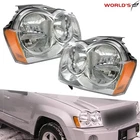 Fit For Jeep Grand Cherokee Headlight Assembly Chrome Left+right 2005-2007 New. Price: $72.76.