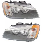 For Bmw X3 Headlight 2011-2014 Driver And Passenger Side Pair/set Halogen Capa New. Price: $827.47.