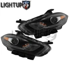 Left Right Pair Black Trim Hid W/o Kit Head Lights For 2013-2016 Dodge Dart New. Price: $327.22.