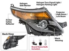 Halogen Head Light Fits 2013 - 2015 Ford Explorer Sport Passenger Side FO2503313 New. Price: $269.56.