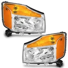 Weelmoto For 2004-2015 Nissan Titan /05-07 Armada Chrome Headlights Lamps Pair New. Price: $94.88.