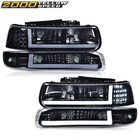 Led Drl Black Headlights+bumper Lamps Fit For 99-02 Chevy Silverado 00-06 Tahoe New. Price: $85.90.