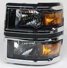 Oem Headlamp For Chevy Silverado 4500, 5500, 6500 Hd Chrome Trim 4078971C91 Used. Price: $250.00.