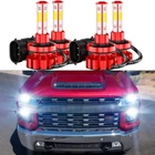 For 2021 Chevrolet Silverado 2500 3500 Led Headlight High/low Beam Bulbs H9+H11 New. Price: $23.99.