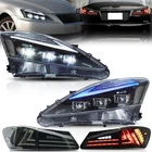 Vland Headlights W/sequential Turn+tail For Lexus IS250 IS350 Isf 2006-14 New. Price: $526.49.