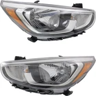 Headlights Set Halogen Fits 2015-2017 Hyundai Accent New. Price: $414.37.