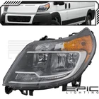 Driver Side Lh Black Headlight W/ Drl Fits Dodge 14-22 Ram Promaster Cargo Van New. Price: $139.78.