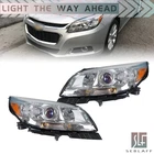 Headlights For Chevy Malibu 2013-2015 Halogen Crystal Projector Left+right Side New. Price: $121.64.