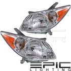 Headlight Lamp For 2005-2008 Pontiac Vibe Pair (left And Right Set) New. Price: $214.09.