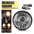 7 Inch Led Motorcycle Headlight Round With Mounting Bracket Fit Universal Black New. Price: $26.99.