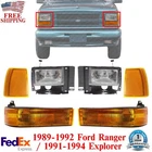 Headlights Assembly + Corner & Signal 1989-1994 Ford Ranger /explorer New. Price: $151.65.