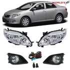 Halogen Headlight Amber Corner&fog Lights Kits Pair For Toyota Corolla 2009-2010 New. Price: $73.24.