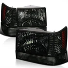 Fits 1993-1998 Jeep Grand Cherokee Smoke Headlights Driver Passenger Set New. Price: $160.90.