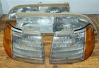 Oem Ford 1989, 1990, 1991, 1992, 1993 Thunderbird Headlight Set W/ Corner Used. Price: $110.00.
