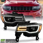For 2017-2021 Jeep Grand Cherokee Black Hid/xenon W/afs Headlights Headlamps Set New. Price: $335.99.