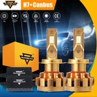 Auxbem F-16 Plus Series H7 Led Headlight Conversion Kit Bulb White 6000K Canbus New. Price: $60.31.