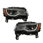 Left+right Pair Hid/xenon Headlights For 2017-2021 Jeep Grand Cherokee Black New. Price: $327.99.